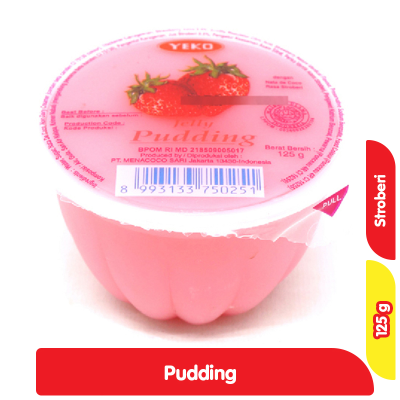 Promo Yeko Jelly Pudding Stroberi 125 g Alfamart