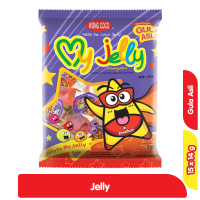 Promo Harga Wong Coco My Jelly per 15 pcs 14 gr - Alfamart