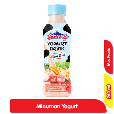 Promo Cimory Minuman Yogurt Mix Fruits 240 ml Alfamart