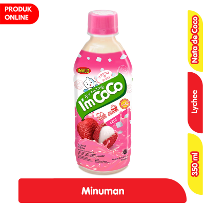 Promo Inaco I'm Coco Minuman Nata de Coco Rasa Leci 350 ml Alfamart
