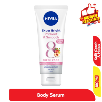 Promo Harga Nivea Body Serum Extra White Radiant & Smooth 180 ml - Alfamart