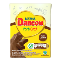 Promo Harga Dancow Fortigro UHT Cokelat 110 ml - Alfamart