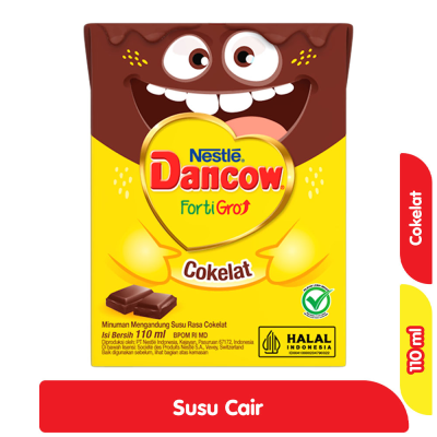 Promo Nestle Dancow FortiGro Cokelat Susu UHT Kotak 110 ml Alfamart
