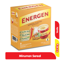 Promo Harga Energen Cereal Instant Vanilla per 5 pcs 30 gr - Alfamart