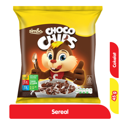 Promo Simba Choco Chips Sereal Cokelat 45 g Alfamart