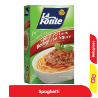 Promo Harga La Fonte Spaghetti Instant Bolognese Sauce 117 gr - Alfamart