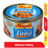 Maya Chunks Tuna Vegetable Oil Kaleng 185 g