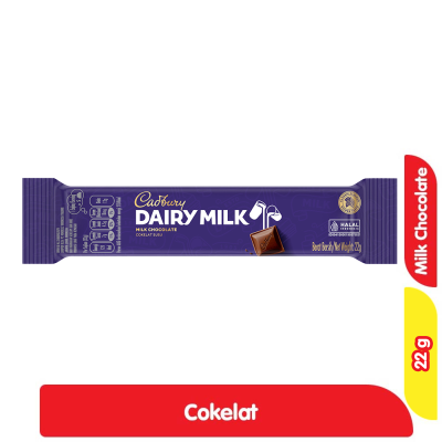 Promo Cadbury Dairy Milk Cokelat Susu 22 g Alfamart