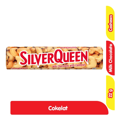 Promo SilverQueen Cokelat Susu Batang Cashew 22 g Alfamart