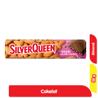 Promo Harga Silver Queen Chocolate Almonds 58 gr - Alfamart