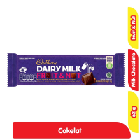 Promo Harga Cadbury Dairy Milk Fruit & Nut 62 gr - Alfamart