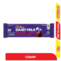 Promo Harga Cadbury Dairy Milk Black Forest 62 gr - Alfamart