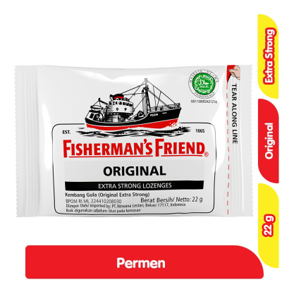 Promo Fisherman's Friend Permen Extra Strong Original 22 g Alfamart