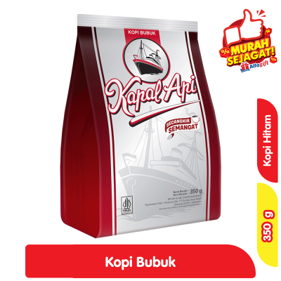 Promo Kapal Api Kopi Hitam 350 g Alfamart