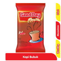 Promo Harga Good Day Instant Coffee 3 in 1 Mocacinno per 10 sachet 20 gr - Alfamart