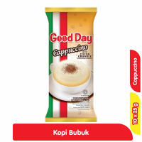 Promo Harga Good Day Cappuccino per 10 sachet 25 gr - Alfamart