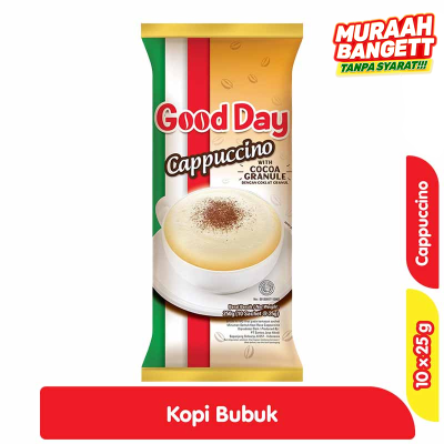 Promo Good Day Kopi Instan Cappuccino 10 x 25 g Alfamart