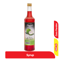 Promo Harga Marjan Syrup Boudoin Cocopandan 460 ml - Alfamart