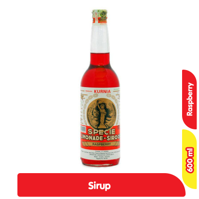 KURNIA Specie Sirup Limonade Siroop Raspberry Botol 600 ml