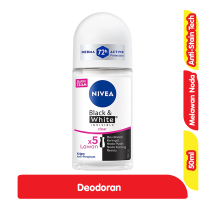 Promo Harga Nivea Deo Roll On Black & White Invisible Clear 50 ml - Alfamart