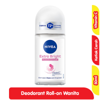 Promo Harga Nivea Deo Roll On Black & White Invisible Radiant & Smooth 50 ml - Alfamart