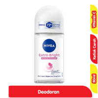 Promo Harga Nivea Deo Roll On Black & White Invisible Radiant & Smooth 50 ml - Alfamart