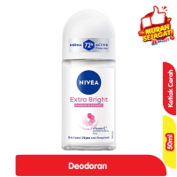 Promo Harga Nivea Deo Roll On Black & White Invisible Radiant & Smooth 50 ml - Alfamart