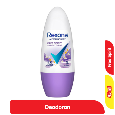 Promo Rexona Deodoran Roll On Wanita Free Spirit 45 ml Alfamart