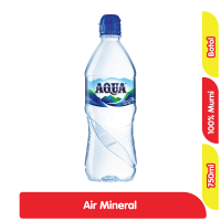 Promo Harga Aqua Air Mineral 750 ml - Alfamart