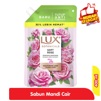 Promo Harga LUX Botanicals Body Wash Soft Rose 400 ml - Alfamart