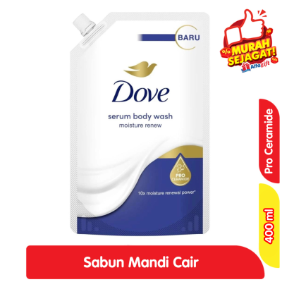Promo Dove Moisture Renew Sabun Mandi Cair 400 ml Alfamart