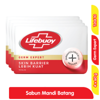 Promo Harga Lifebuoy Bar Soap Total 10 per 4 pcs 60 gr - Alfamart