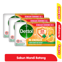 Promo Harga Dettol Bar Soap Reenergize 100 gr - Alfamart