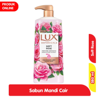 Promo Harga LUX Botanicals Body Wash Soft Rose 580 ml - Alfamart
