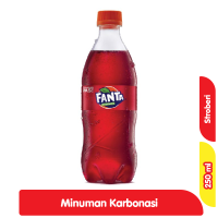 Promo Harga Fanta Minuman Soda Strawberry 250 ml - Alfamart