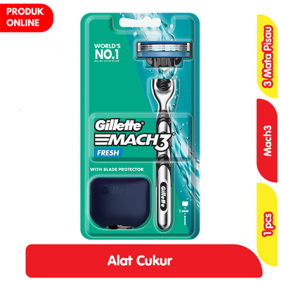 Promo Gillette Mach3 Fresh Alat Cukur 1 pcs Alfamart