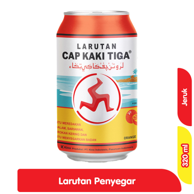Promo Cap Kaki Tiga Larutan Penyegar Jeruk Kaleng 320 ml Alfamart