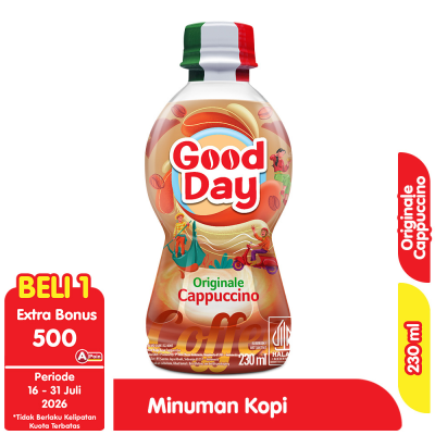 Promo Good Day Minuman Kopi Originale Cappuccino 230 ml Alfamart
