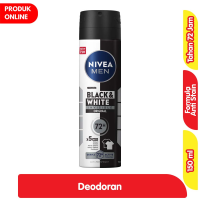 Promo Harga Nivea Men Deo Spray Black & White Invisible Original 150 ml - Alfamart