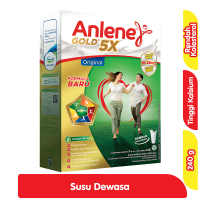 Promo Harga Anlene Gold Plus 5x Hi-Calcium Original 240 gr - Alfamart