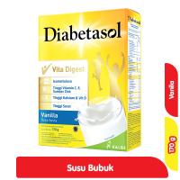 Promo Harga Diabetasol Special Nutrition for Diabetic Vanilla 180 gr - Alfamart