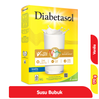 Promo Harga Diabetasol Special Nutrition for Diabetic Vanilla 180 gr - Alfamart