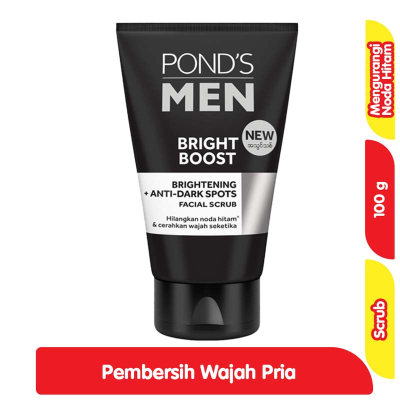 Promo Pond's Men Scrub Pembersih & Pencerah Wajah 100 g Alfamart