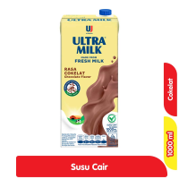 Promo Harga Ultra Milk Susu UHT Coklat 1000 ml - Alfamart