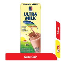 Promo Harga Ultra Milk Susu UHT Coklat 250 ml - Alfamart