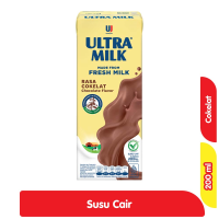 Promo Harga Ultra Milk Susu UHT Coklat 200 ml - Alfamart