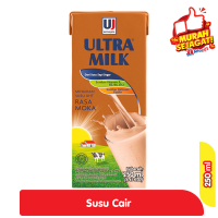 Promo Harga Ultra Milk Susu UHT Moka 250 ml - Alfamart