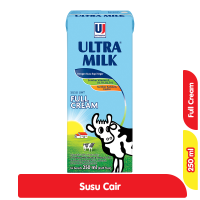 Promo Harga Ultra Milk Susu UHT Full Cream 250 ml - Alfamart