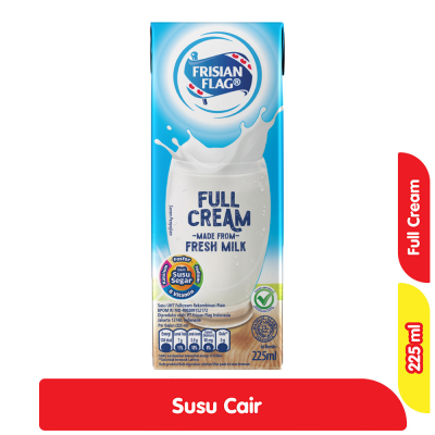 Promo Frisian Flag Susu UHT Full Cream Kotak 225 ml Alfamart