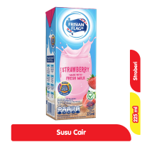 Promo Harga Frisian Flag Susu UHT Purefarm Strawberry 225 ml - Alfamart